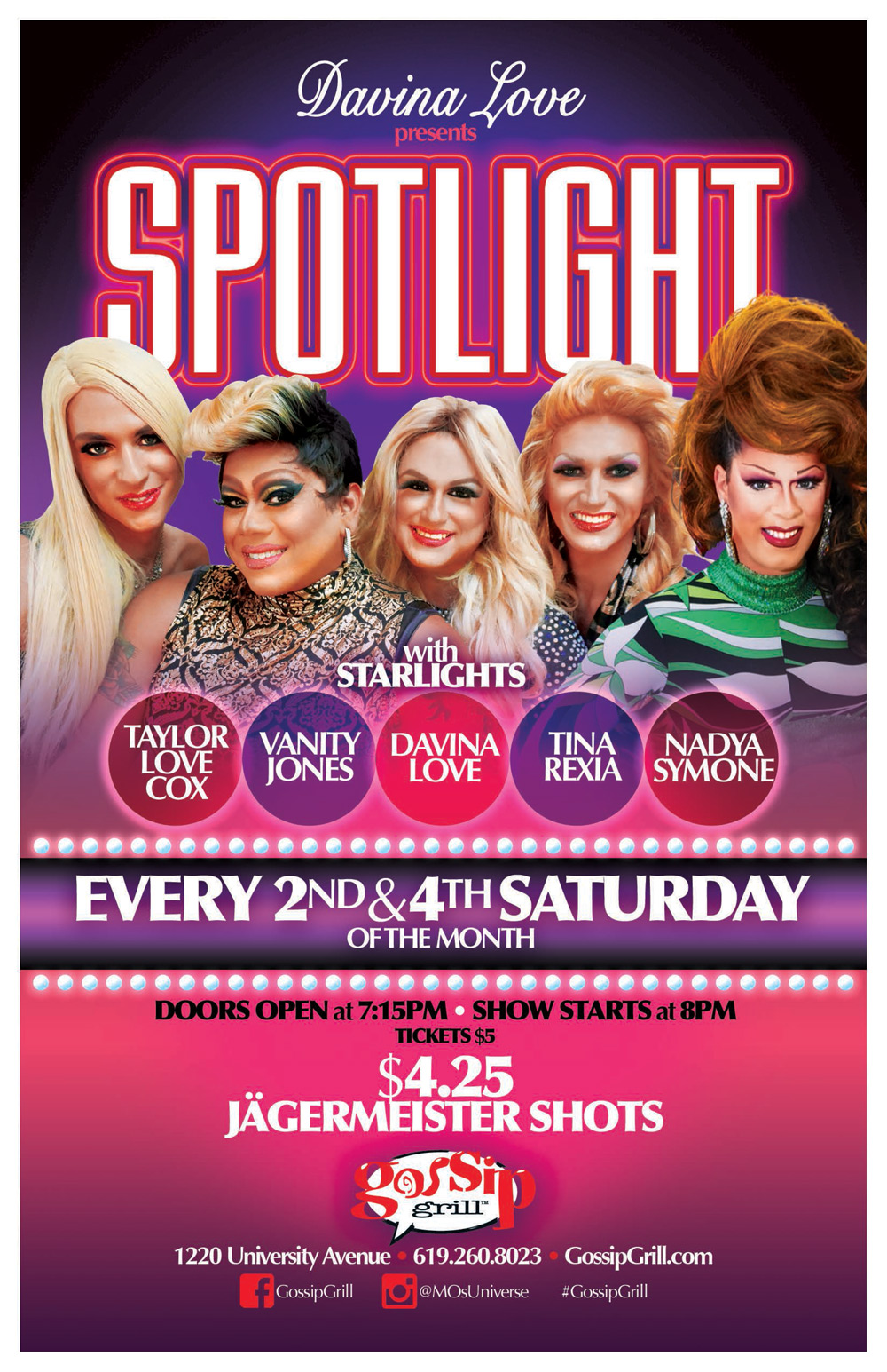 Spotlight-drag-gossip-grill-davina-hillcrest