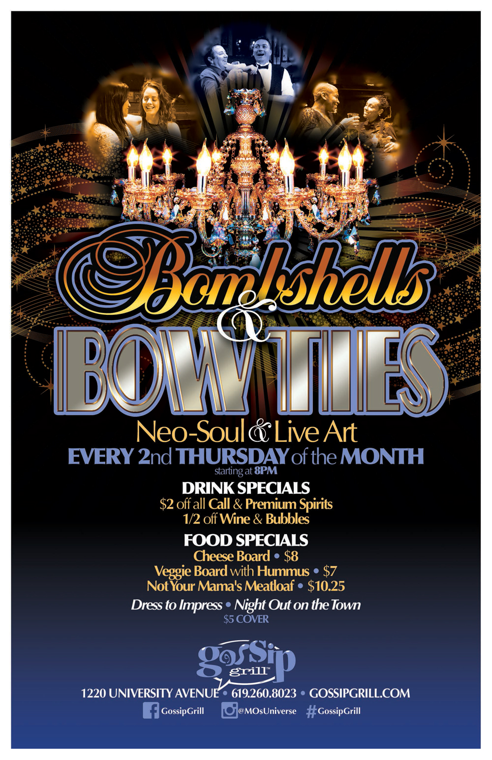 Bombshells-and-bowties-monthly-gossip-grill-regular-poster